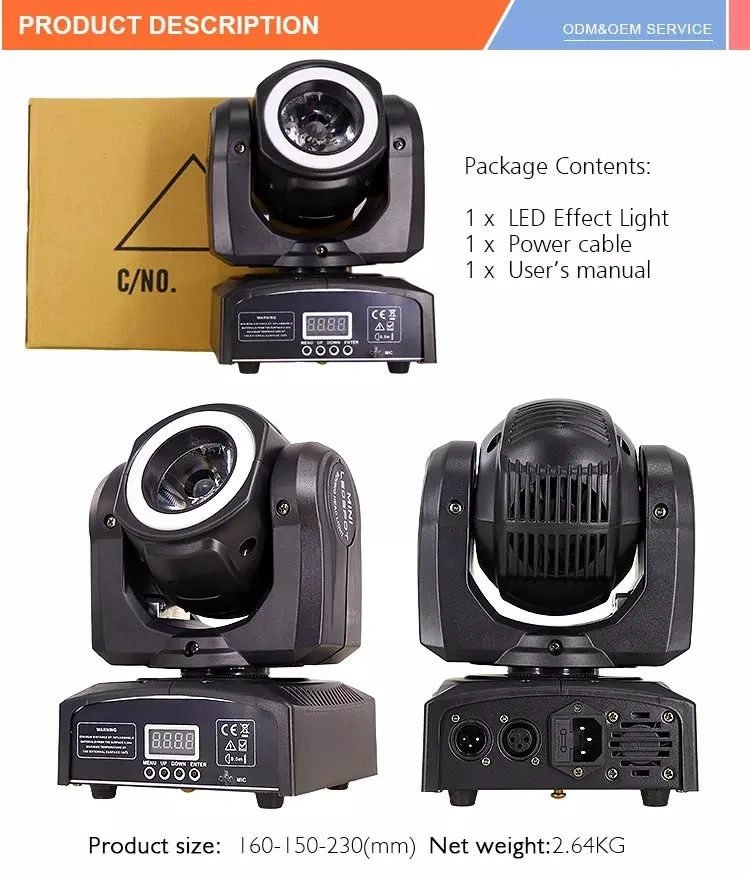 Aryton Magicdot Professional LED 40W Mini Beam RGBW 4 in 1 with Aura Circle Moving Head Light1 Buyer