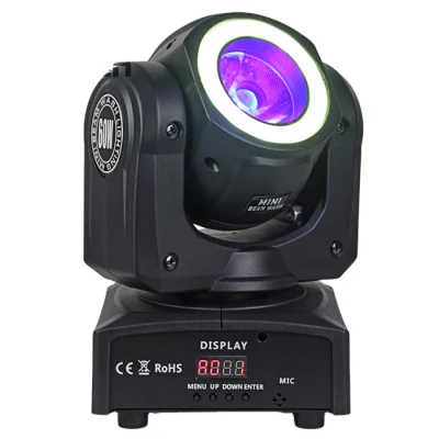 Aryton Magicdot Professional LED 40W Mini Beam RGBW 4 em 1 com Aura Circle Moving Head Light1 comprador