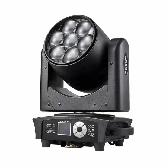 11/18CH 7X40W LED Wash Zoom com CTO 4in1 RGBW Effect Moving Head Zoom Wash Light Iluminação de palco