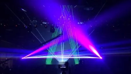 Magnífico feixe de luz laser RGB 40W ao ar livre para atividades em festivais