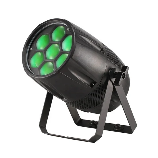 Luz LED PAR à prova d'água 7X40W RGBW Zoom LED Stage PAR Can