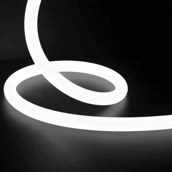 Ângulo de feixe de 360 ​​graus Tubo de néon flexível de luz redonda 16 mm para ambientes internos e externos