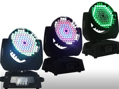  Venda de fábrica!  108pcsx 3W RGBW LED Moving Head Wash Light / Zoom Palco LED Wash Lighting